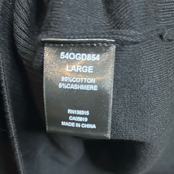 NWT ONE GREY DAY BLACK SWEATER DRESS SIZE LARGE - Picture 9 of 10